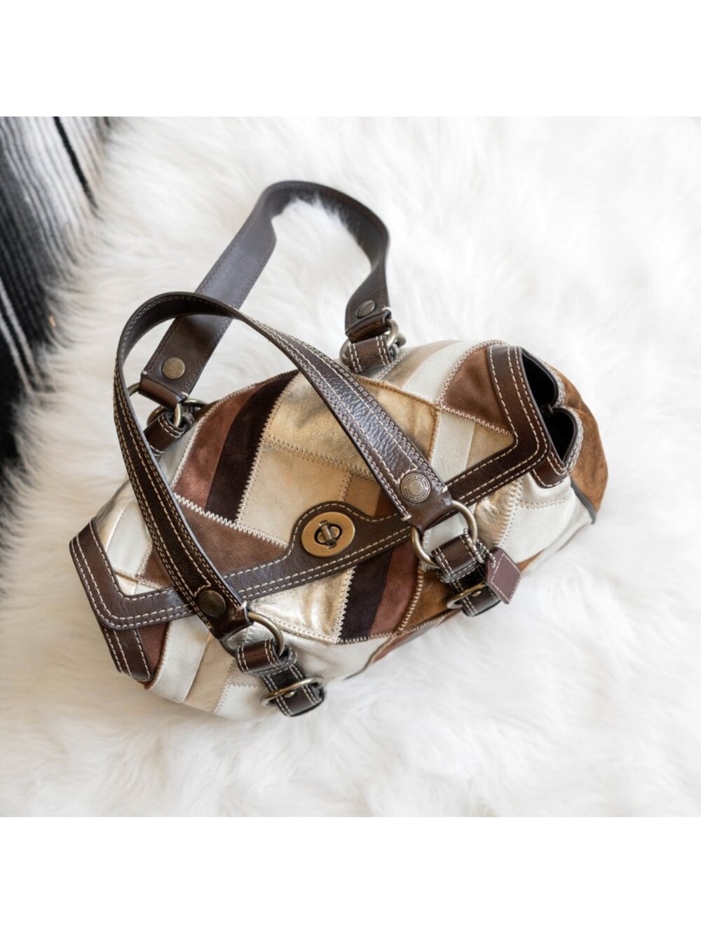 Coach Vintage Chelsea Patchwork Turnlock - Picture 5 of 12